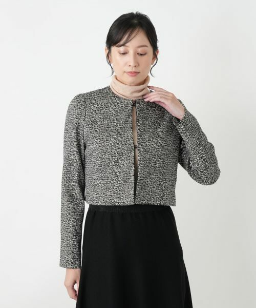 Leilian / レリアン テーラードジャケット | 襟付きショートジャケット | 詳細5