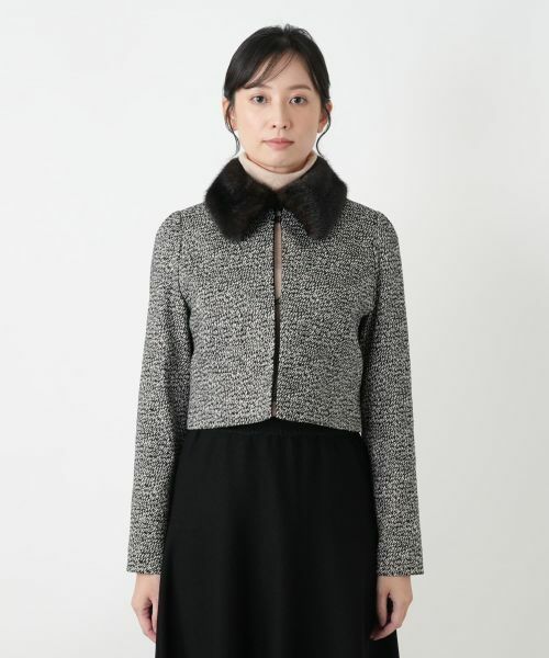 Leilian / レリアン テーラードジャケット | 襟付きショートジャケット | 詳細6