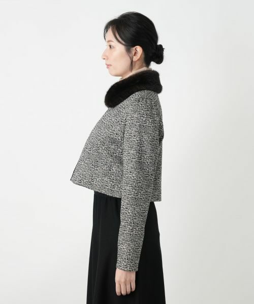 Leilian / レリアン テーラードジャケット | 襟付きショートジャケット | 詳細7