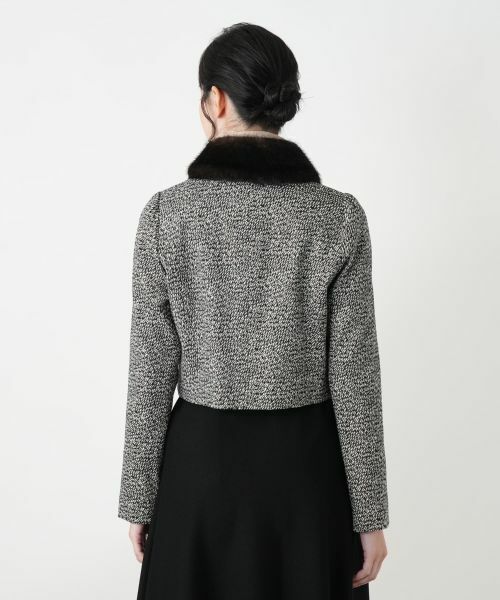 Leilian / レリアン テーラードジャケット | 襟付きショートジャケット | 詳細8
