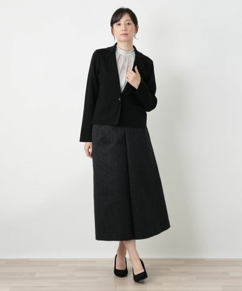 Leilian / レリアン テーラードジャケット | ラメパイピングブレザー | 詳細1