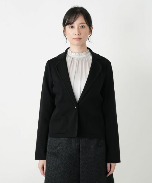 Leilian / レリアン テーラードジャケット | ラメパイピングブレザー | 詳細4