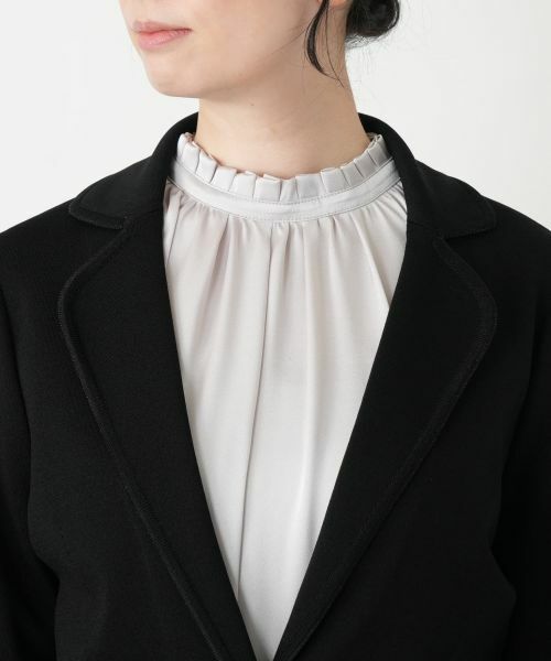 Leilian / レリアン テーラードジャケット | ラメパイピングブレザー | 詳細7
