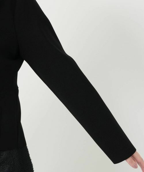 Leilian / レリアン テーラードジャケット | ラメパイピングブレザー | 詳細9