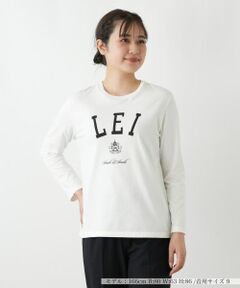 Leilian / レリアン カットソー | ロゴクルーネックカットソー