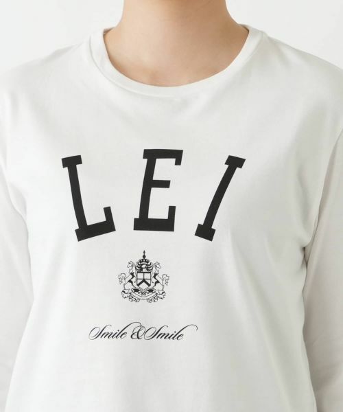 Leilian / レリアン カットソー | ロゴクルーネックカットソー | 詳細10