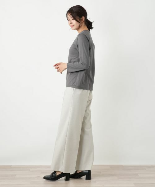 Leilian / レリアン カットソー | ロゴクルーネックカットソー | 詳細17