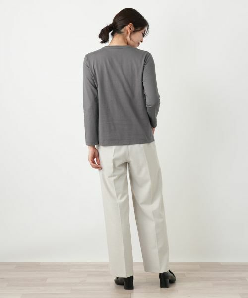 Leilian / レリアン カットソー | ロゴクルーネックカットソー | 詳細18