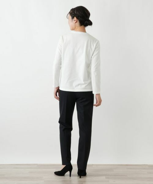 Leilian / レリアン カットソー | ロゴクルーネックカットソー | 詳細6