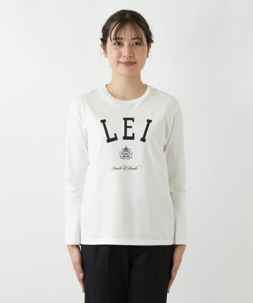 Leilian / レリアン カットソー | ロゴクルーネックカットソー | 詳細7