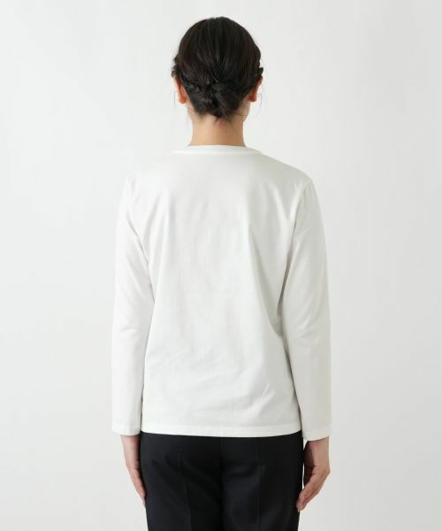 Leilian / レリアン カットソー | ロゴクルーネックカットソー | 詳細9