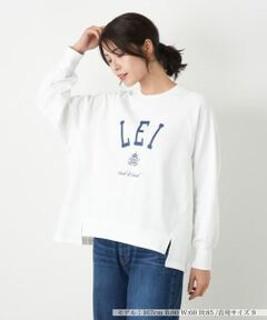 Leilian / レリアン ニット・セーター | プリントラグランスリーブプルオーバー