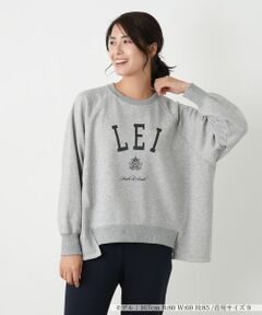 Leilian / レリアン ニット・セーター | プリントラグランスリーブプルオーバー