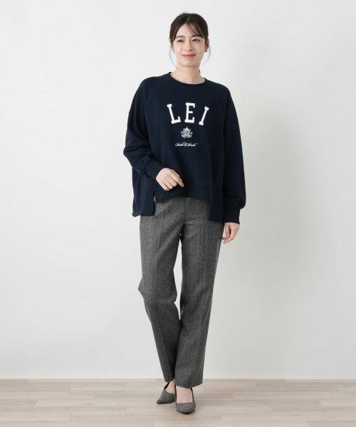 Leilian / レリアン ニット・セーター | プリントラグランスリーブプルオーバー | 詳細15