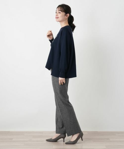 Leilian / レリアン ニット・セーター | プリントラグランスリーブプルオーバー | 詳細16