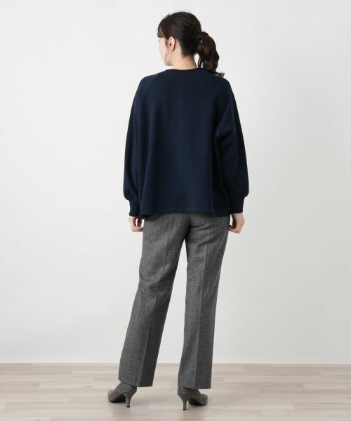 Leilian / レリアン ニット・セーター | プリントラグランスリーブプルオーバー | 詳細17