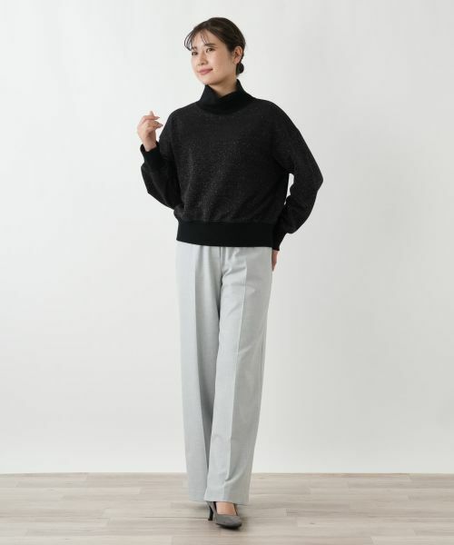 Leilian / レリアン ニット・セーター | ラメハイネックプルオーバー | 詳細7