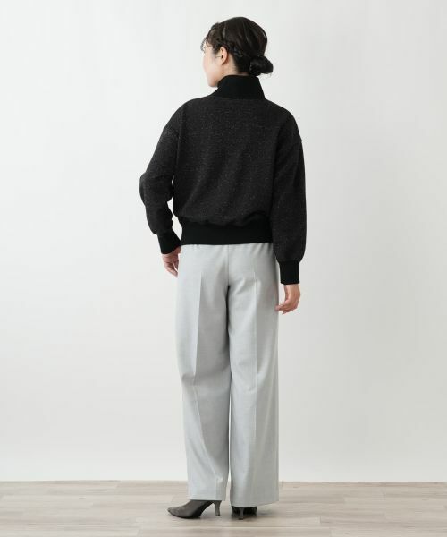 Leilian / レリアン ニット・セーター | ラメハイネックプルオーバー | 詳細9