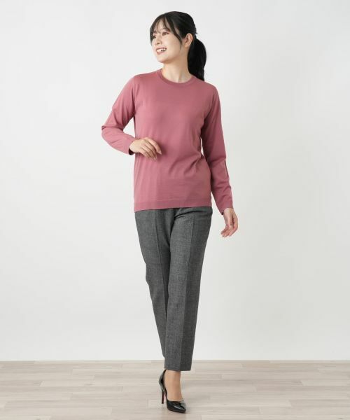 Leilian / レリアン その他パンツ | センタープレスパンツ【Leilian WHITE LABEL】 | 詳細1