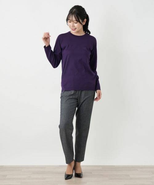 Leilian / レリアン その他パンツ | センタープレスパンツ【Leilian WHITE LABEL】 | 詳細4