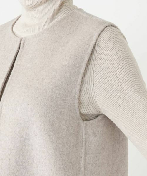 Leilian / レリアン テーラードジャケット | ノーカラーベスト | 詳細12
