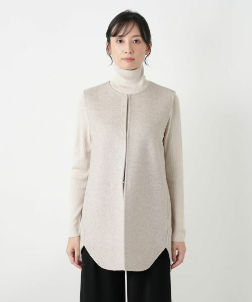 Leilian / レリアン テーラードジャケット | ノーカラーベスト | 詳細7