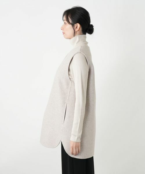 Leilian / レリアン テーラードジャケット | ノーカラーベスト | 詳細8