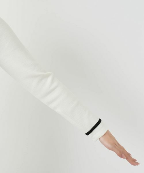 Leilian / レリアン ニット・セーター | パネルボーダークルーネックニット | 詳細12