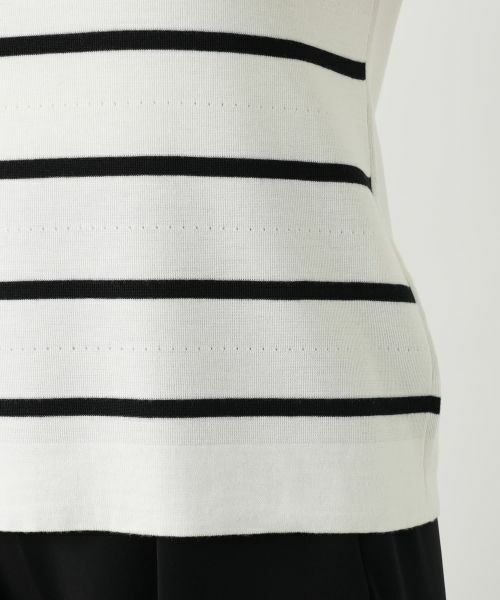 Leilian / レリアン ニット・セーター | パネルボーダークルーネックニット | 詳細13