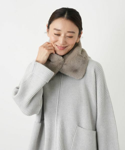 Leilian / レリアン マフラー・ショール・スヌード・ストール | フェイクファーティペット | 詳細6