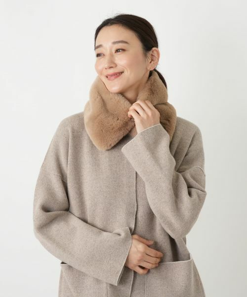 Leilian / レリアン マフラー・ショール・スヌード・ストール | フェイクファーティペット | 詳細8