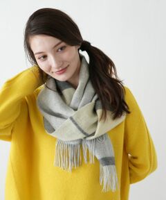 Leilian / レリアン マフラー・ショール・スヌード・ストール | カシミヤチェックマフラー【25年11月カタログ】