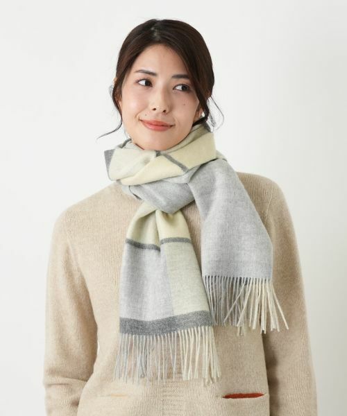 Leilian / レリアン マフラー・ショール・スヌード・ストール | カシミヤチェックマフラー【25年11月カタログ】 | 詳細9
