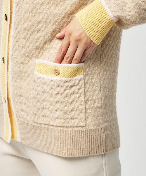 Leilian / レリアン カーディガン・ボレロ | ウォッシャブルカシミヤハート柄カーディガン【25年11月カタログ】 | 詳細10