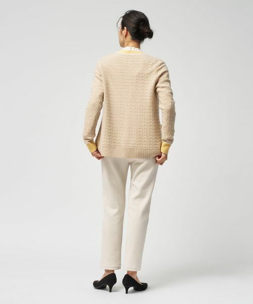 Leilian / レリアン カーディガン・ボレロ | ウォッシャブルカシミヤハート柄カーディガン【25年11月カタログ】 | 詳細17