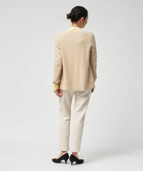 Leilian / レリアン カーディガン・ボレロ | ウォッシャブルカシミヤハート柄カーディガン【25年11月カタログ】 | 詳細18