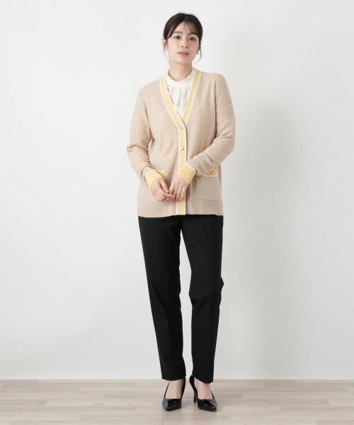 Leilian / レリアン カーディガン・ボレロ | ウォッシャブルカシミヤハート柄カーディガン【25年11月カタログ】 | 詳細20