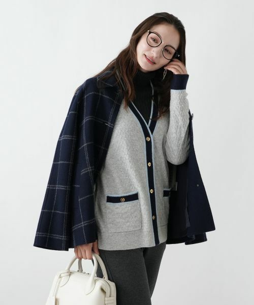 Leilian / レリアン カーディガン・ボレロ | ウォッシャブルカシミヤハート柄カーディガン【25年11月カタログ】 | 詳細23