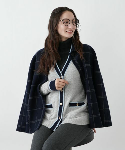 Leilian / レリアン カーディガン・ボレロ | ウォッシャブルカシミヤハート柄カーディガン【25年11月カタログ】 | 詳細24