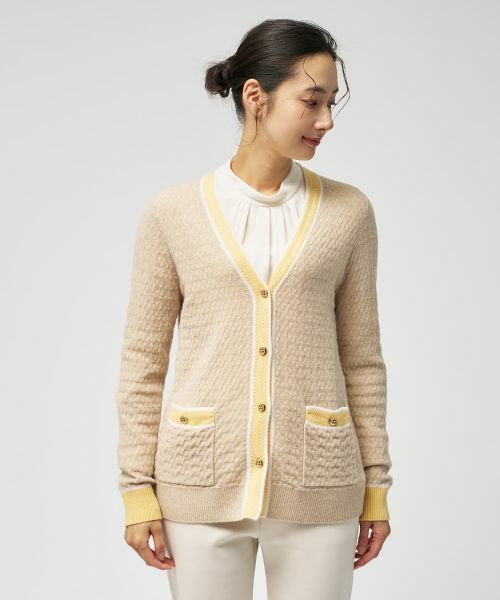 Leilian / レリアン カーディガン・ボレロ | ウォッシャブルカシミヤハート柄カーディガン【25年11月カタログ】 | 詳細4