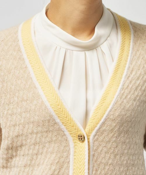 Leilian / レリアン カーディガン・ボレロ | ウォッシャブルカシミヤハート柄カーディガン【25年11月カタログ】 | 詳細7