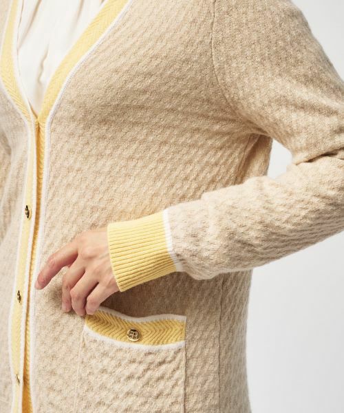 Leilian / レリアン カーディガン・ボレロ | ウォッシャブルカシミヤハート柄カーディガン【25年11月カタログ】 | 詳細9