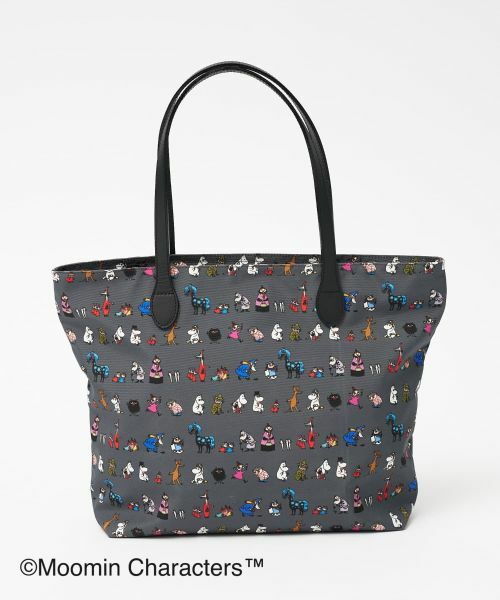 Leilian/レリアン ムーミン トートバック【25年11月カタログ】 チャコール系 その他 Leilian/レリアン ムーミン トートバック【25年11月カタログ】 チャコール系 その他