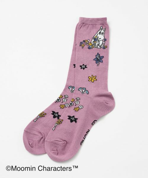 Leilian/レリアン ムーミン ソックス【25年11月カタログ】 レッド その他