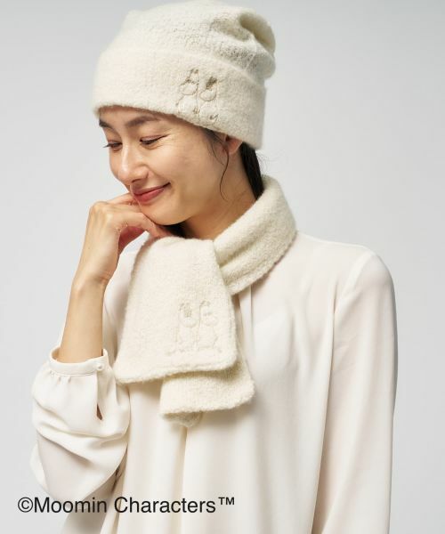 Leilian / レリアン マフラー・ショール・スヌード・ストール | ムーミン カシミヤミニマフラー【25年11月カタログ】 | 詳細1