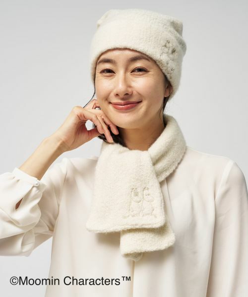Leilian / レリアン マフラー・ショール・スヌード・ストール | ムーミン カシミヤミニマフラー【25年11月カタログ】 | 詳細2