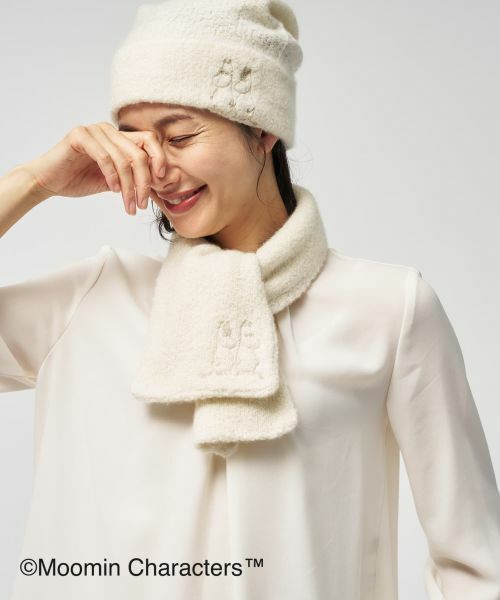 Leilian / レリアン マフラー・ショール・スヌード・ストール | ムーミン カシミヤミニマフラー【25年11月カタログ】 | 詳細3