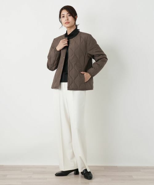 Leilian / レリアン テーラードジャケット | 【TAION】スナップボタンダウンジャケット | 詳細1