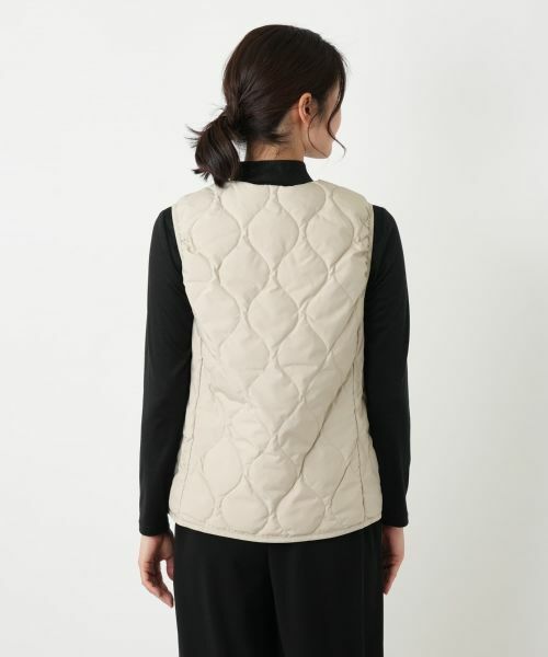 Leilian / レリアン テーラードジャケット | 【TAION】ノーカラーダウンベスト | 詳細12