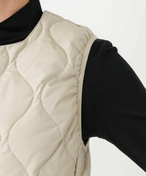 Leilian / レリアン テーラードジャケット | 【TAION】ノーカラーダウンベスト | 詳細15